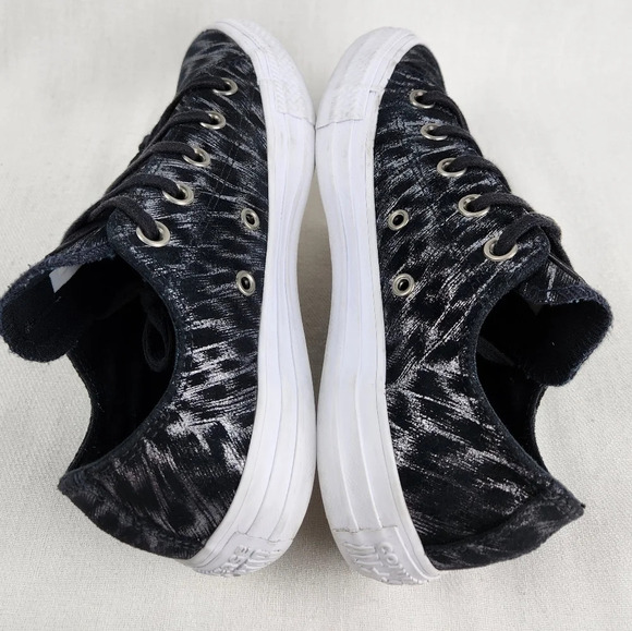 Converse All Star Shimmer Suede Low Top - Picture 7 of 10